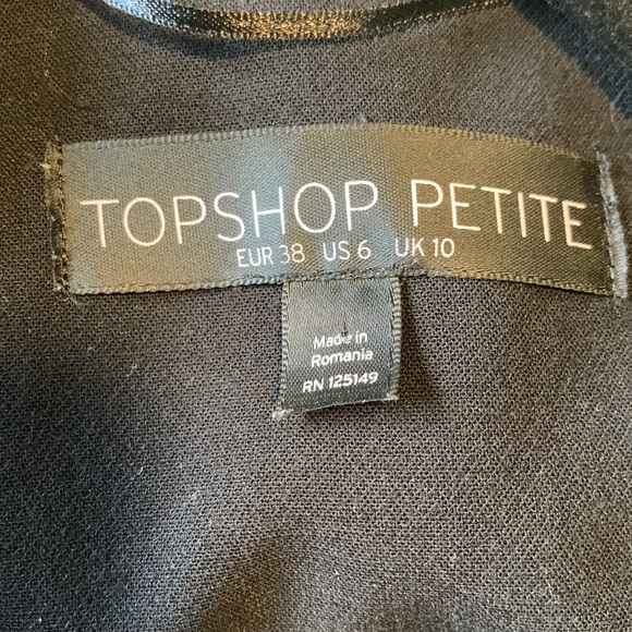 Topshop open front Mollie blazer size 6 - Picture 4 of 5
